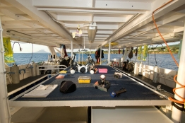 Camera-Table-Caribbean-Explorer-2-Explorer-Ventures-Liveaboard-Diving