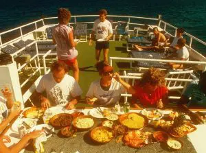 Lunch on sundeck of caribbean explorer 1 cropped