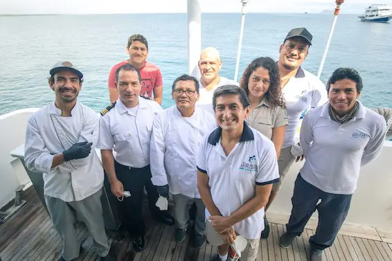 Why Choose Us | Explorer Ventures Fleet® The service crew of Tiburon Explorer liveaboard
