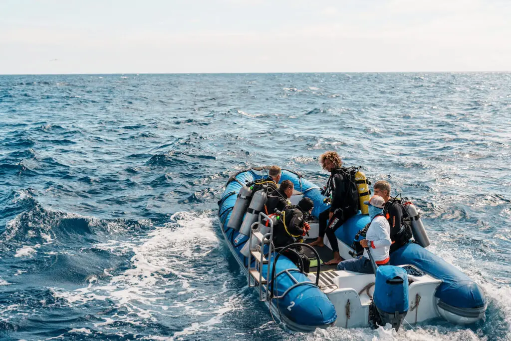Galapagos Scuba Diving | Explorer Ventures Fleet® Humboldt Explorer _ HEX galapagos scuba diving tender
