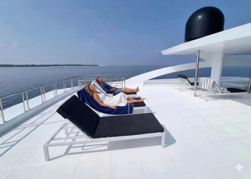 Emperor Explorer II Layout & Specifications | Explorer Ventures Fleet® Emperor Explorer 2 Sundeck 2 | Explorer Ventures Fleet® Liveaboard Diving