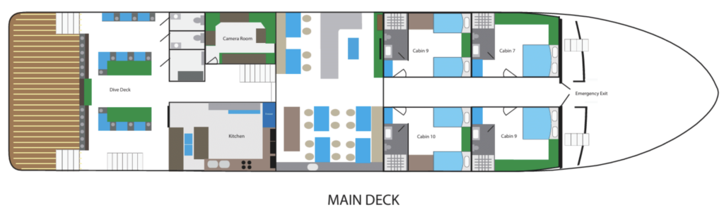 Manta X - Main Deck