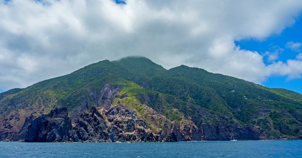 Saba Sea & Learn Eco-Discovery Week | Explorer Ventures Fleet® P5230440 Saba as Seen From Diamond Rock hr 2 | Explorer Ventures Fleet® Liveaboard Diving