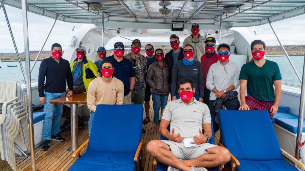 Dive, Dive, Dive! This is not a drill. | Explorer Ventures Fleet® Humboldt Explorer Divers with Masks